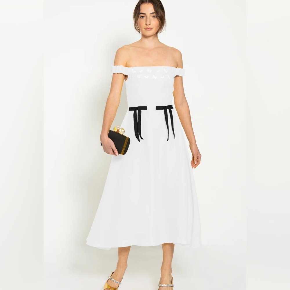 Fanm Mon GULDEREN DRESS off shoulder midi